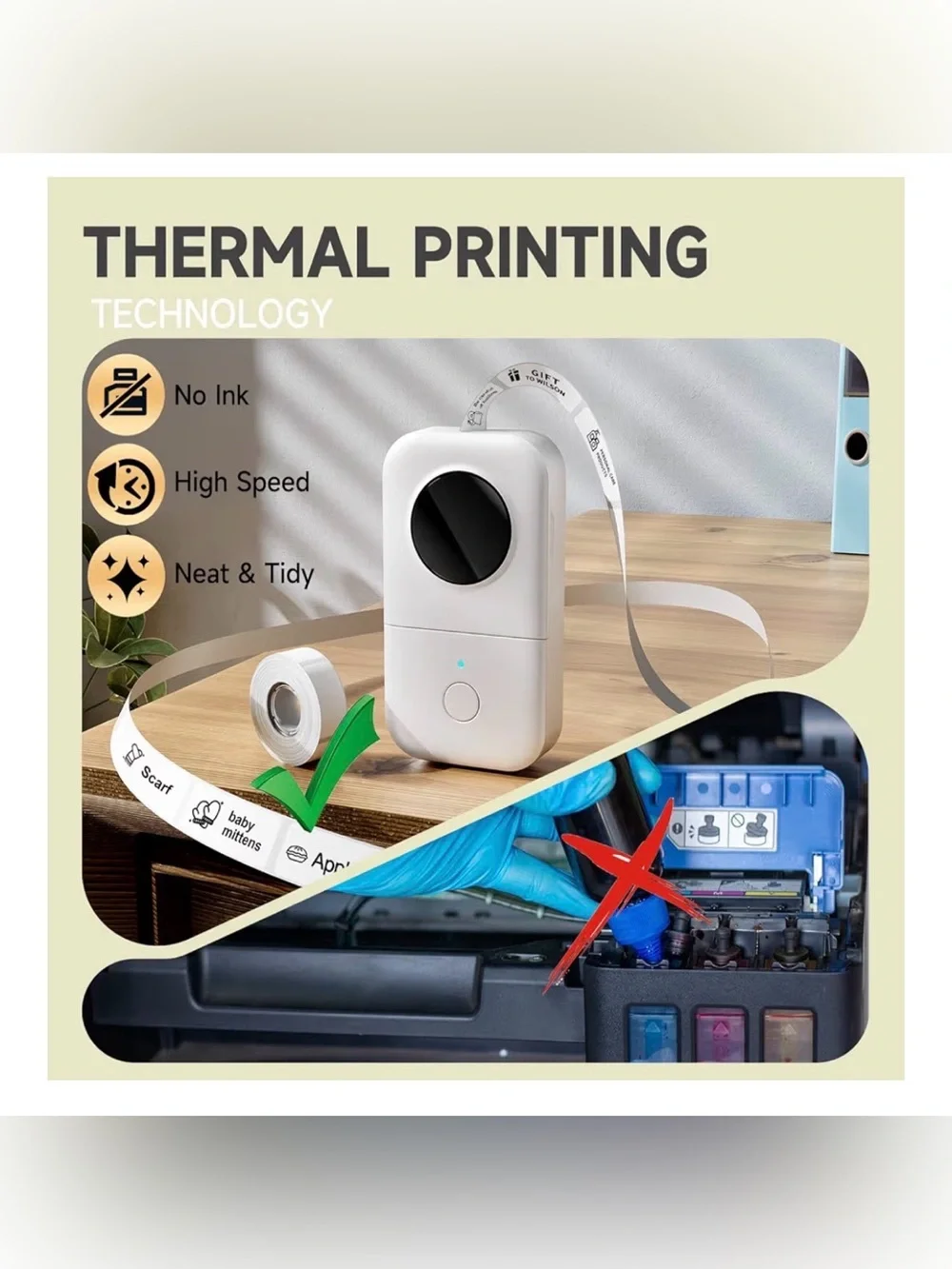 Phomemo Label Printer- D30 Label Maker Machine